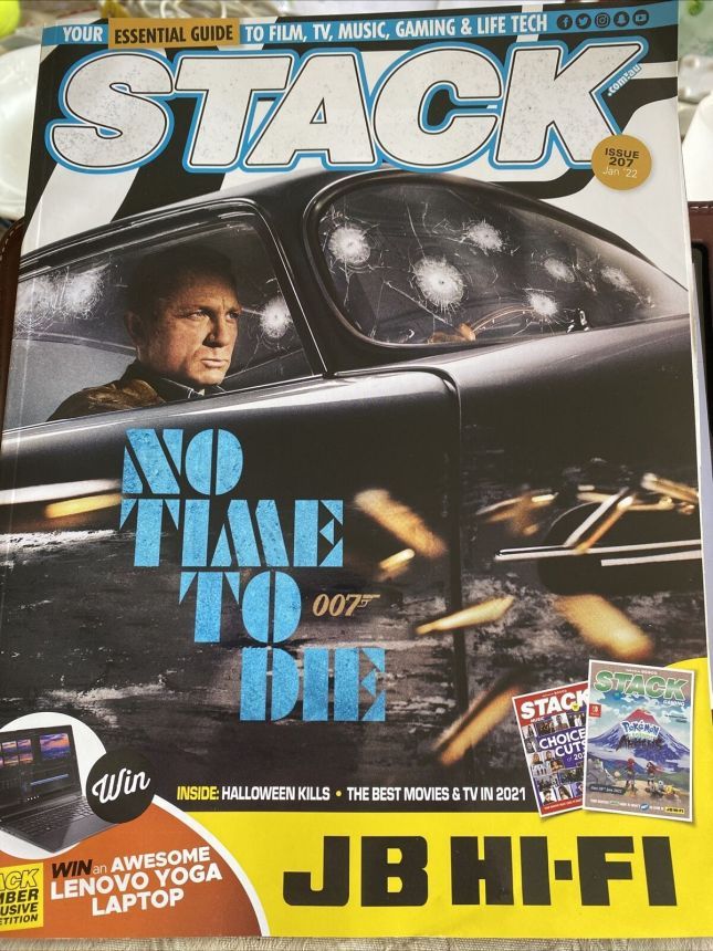 STACK magazine side cover Issue 207  January 2022