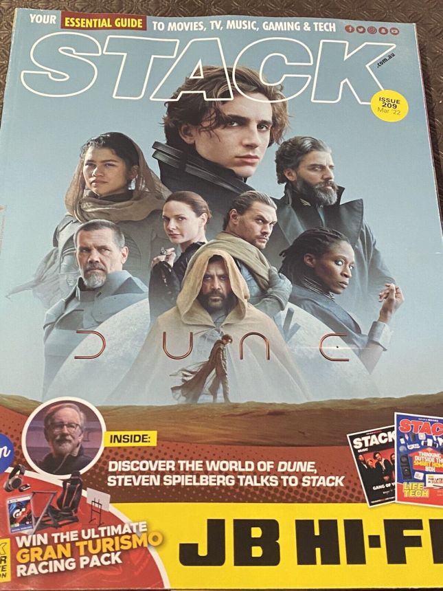 STACK magazine side cover Issue 209  March 2022
