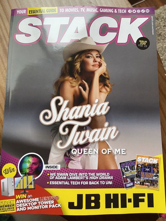 STACK magazine side cover Issue 220  February 2023