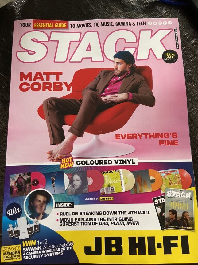 STACK magazine side cover Issue 221  March 2023