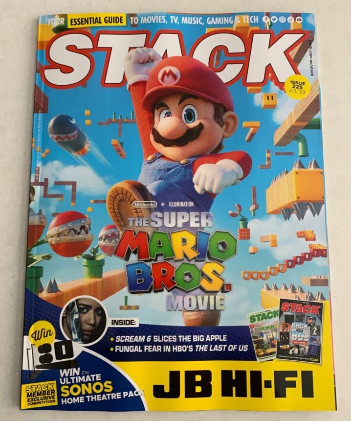 STACK magazine side cover Issue 225  July 2023