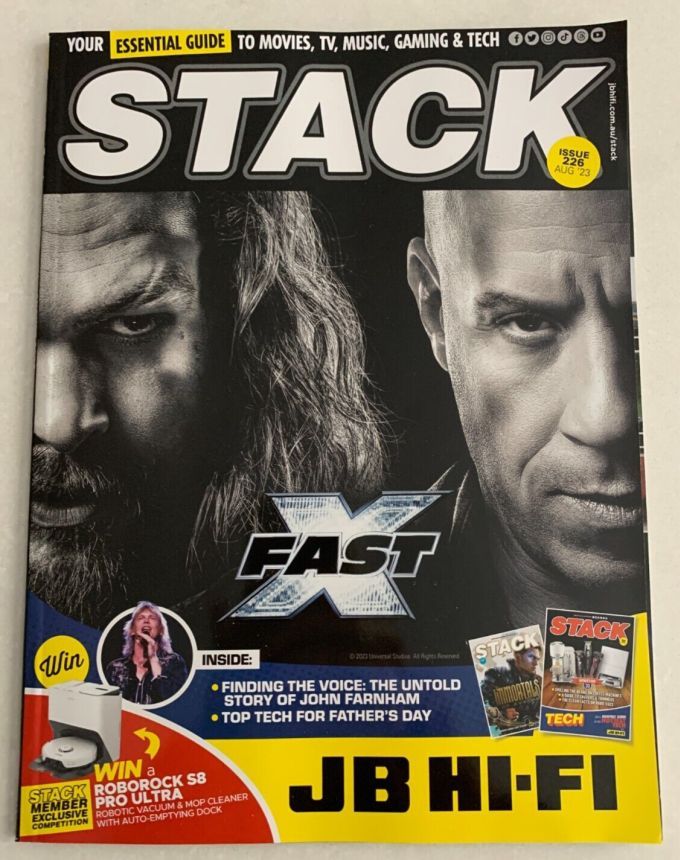 STACK magazine side cover Issue 226  August 2023