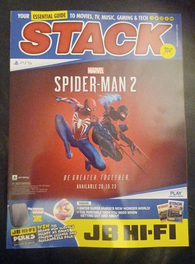 STACK magazine side cover Issue 228  October 2023