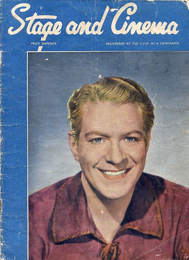 STAGE AND CINEMA magazine side cover 18 April 1947