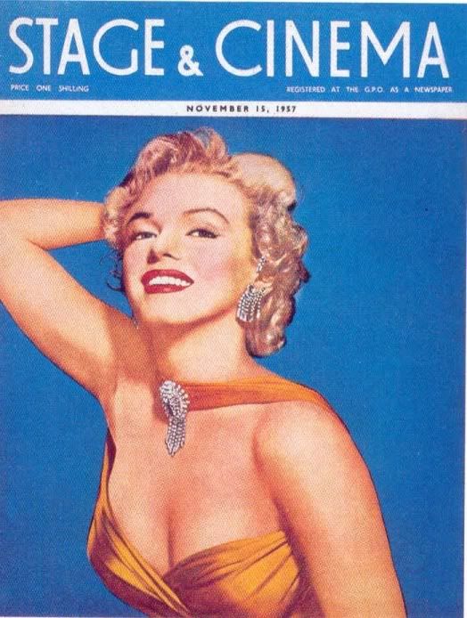 STAGE AND CINEMA magazine side cover 15 November 1957