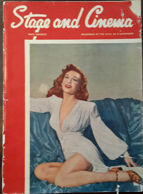 STAGE AND CINEMA magazine side cover 5 March 1948