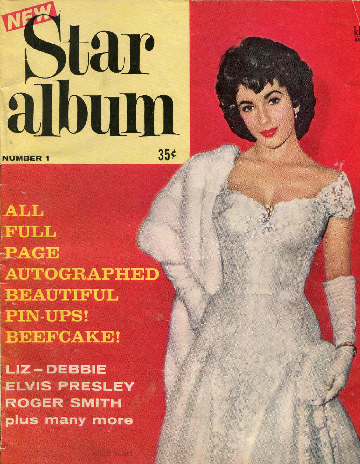 STAR ALBUM magazine side cover Issue 1 September 1960