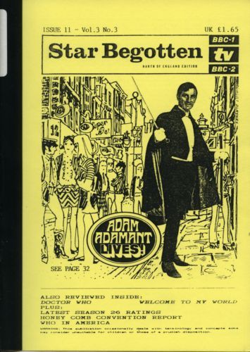 STAR BEGOTTEN magazine side cover Issue 11  1989