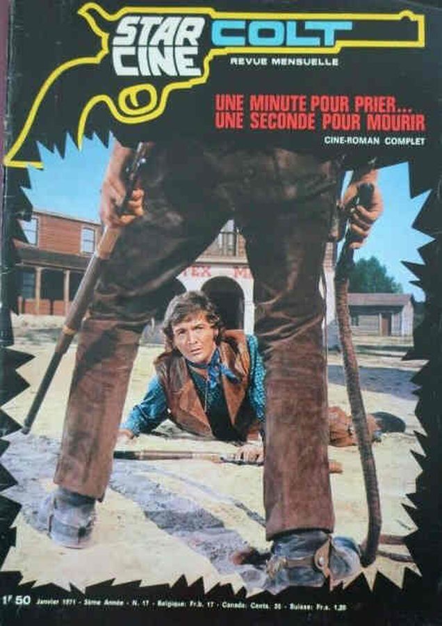 STAR CINE COLT magazine side cover Issue 17 January 1971