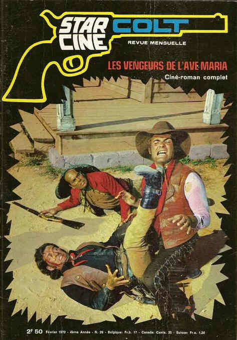 STAR CINE COLT magazine side cover Issue 26 February 1972
