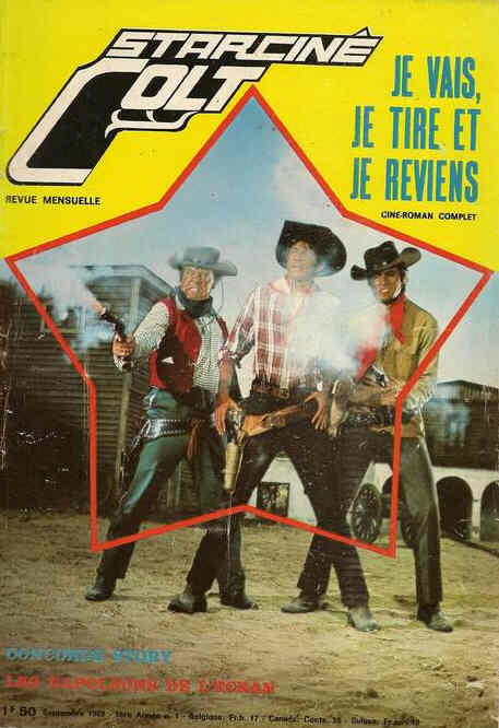 STAR CINE COLT magazine side cover Issue 1 September 1969