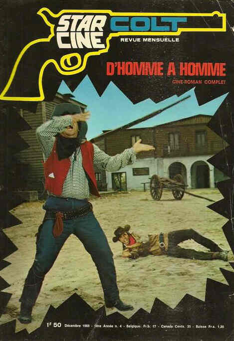 STAR CINE COLT magazine side cover Issue 4 December 1969