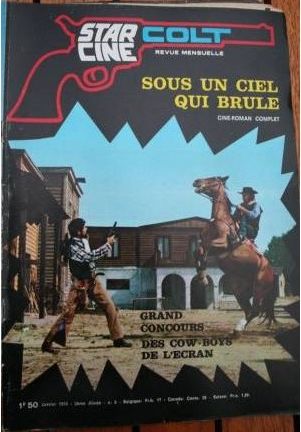 STAR CINE COLT magazine side cover Issue 5 January 1970