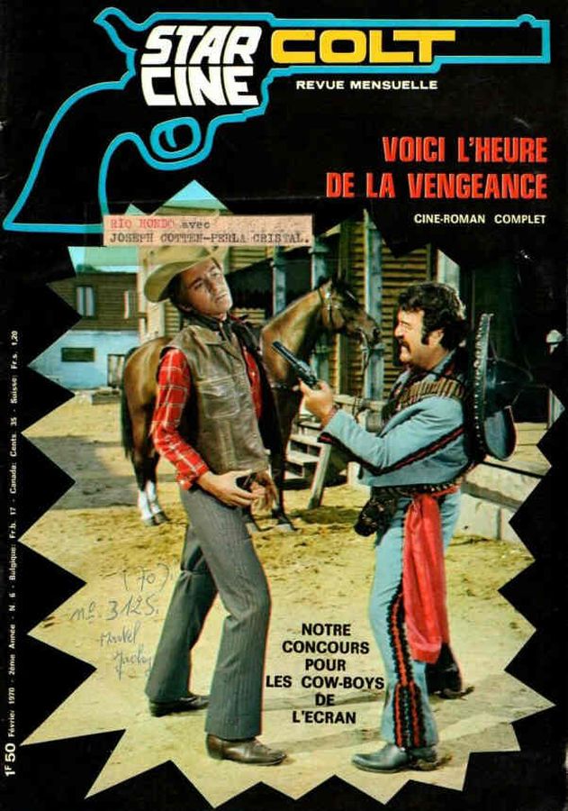 STAR CINE COLT magazine side cover Issue 6 February 1970