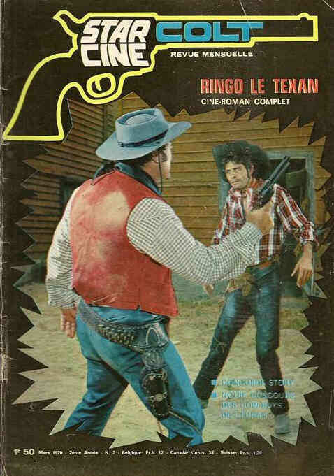 STAR CINE COLT magazine side cover Issue 7 March 1970