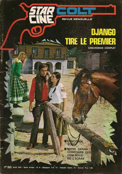 STAR CINE COLT magazine side cover Issue 8 April 1970