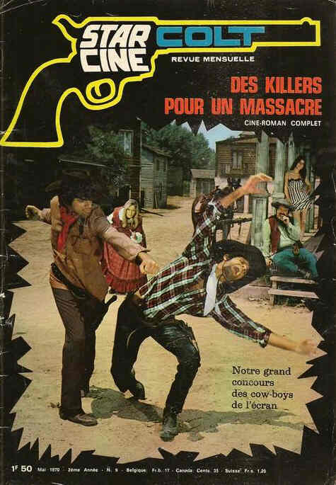 STAR CINE COLT magazine side cover Issue 9 May 1970