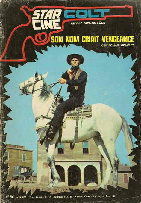 STAR CINE COLT magazine side cover Issue 12 August 1970