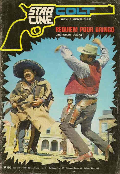 STAR CINE COLT magazine side cover Issue 13 September 1970