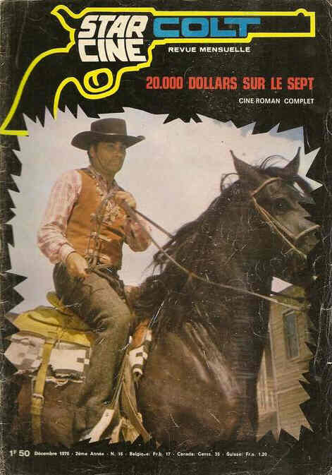 STAR CINE COLT magazine side cover Issue 16 December 1970
