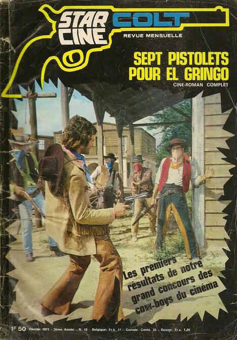 STAR CINE COLT magazine side cover Issue 18 February 1971