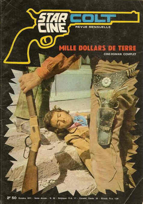 STAR CINE COLT magazine side cover Issue 22 October 1971