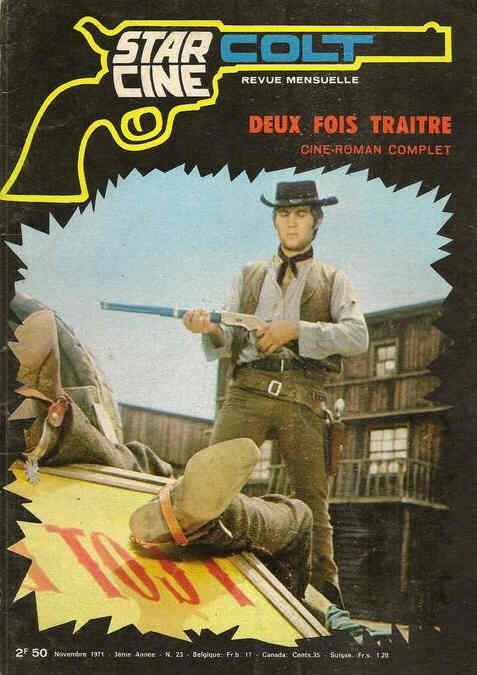 STAR CINE COLT magazine side cover Issue 23 November 1971
