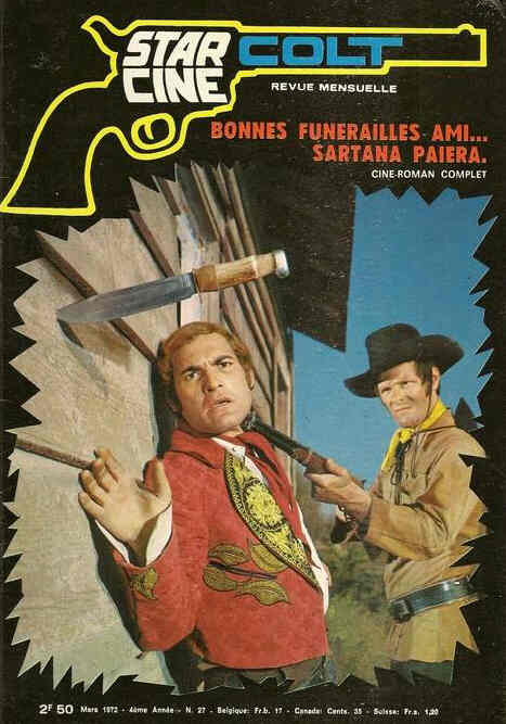 STAR CINE COLT magazine side cover Issue 27 March 1972