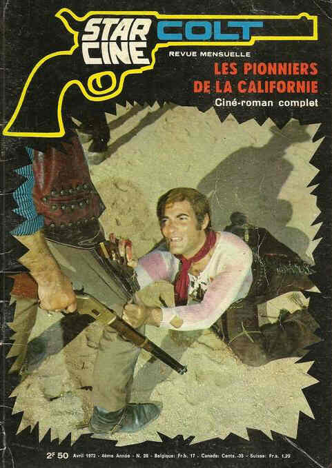 STAR CINE COLT magazine side cover Issue 28 April 1972