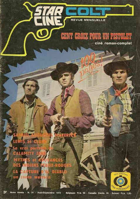STAR CINE COLT magazine side cover Issue 31 August/September 1972