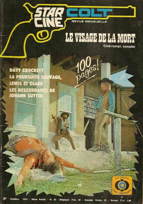 STAR CINE COLT magazine side cover Issue 32 October 1972