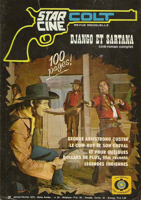STAR CINE COLT magazine side cover Issue 34 January/February 1973