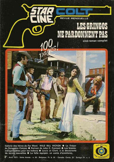 STAR CINE COLT magazine side cover Issue 36 April 1973