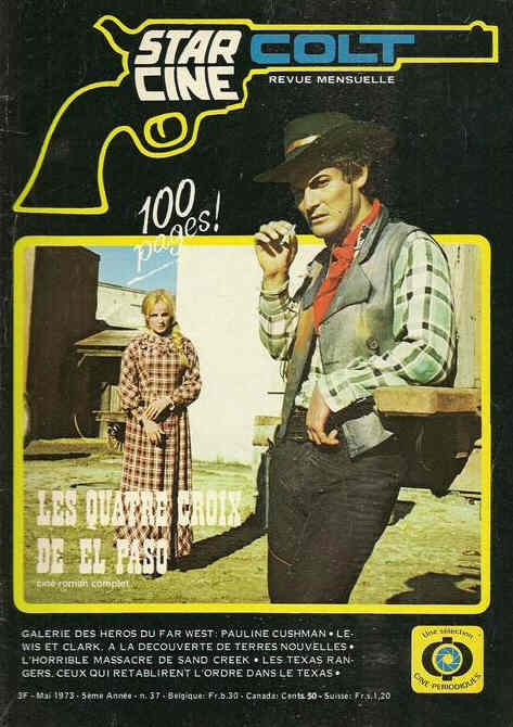 STAR CINE COLT magazine side cover Issue 37 May 1973