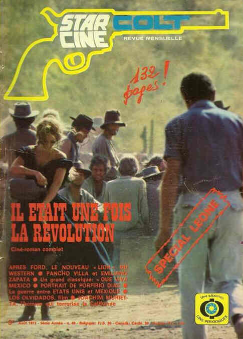 STAR CINE COLT magazine side cover Issue 40 August 1973