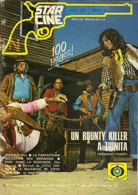 STAR CINE COLT magazine side cover Issue 43 November 1973