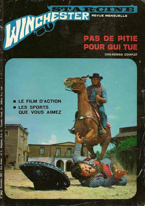 STAR CINE WINCHESTER magazine side cover Issue 3 November 1969