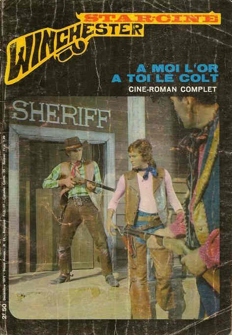 STAR CINE WINCHESTER magazine side cover Issue 24 December 1971