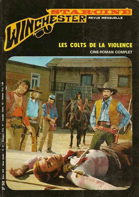 STAR CINE WINCHESTER magazine side cover Issue 27 March 1972