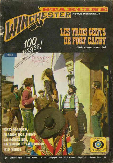 STAR CINE WINCHESTER magazine side cover Issue 32 October 1972