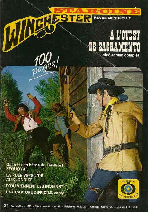 STAR CINE WINCHESTER magazine side cover Issue 35 February/March 1973