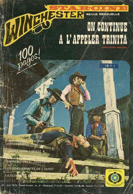 STAR CINE WINCHESTER magazine side cover Issue 37 May 1973