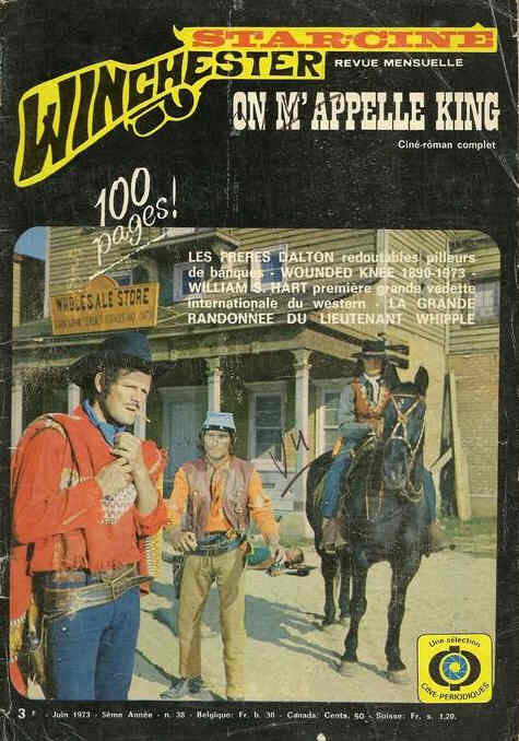 STAR CINE WINCHESTER magazine side cover Issue 38 June 1973