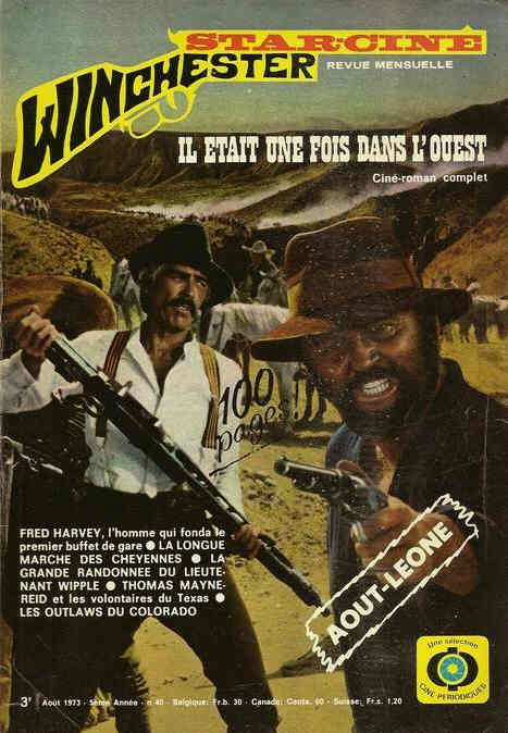 STAR CINE WINCHESTER magazine side cover Issue 40 August 1973