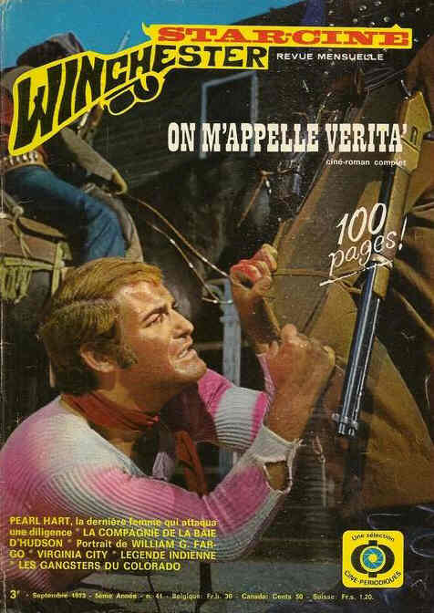 STAR CINE WINCHESTER magazine side cover Issue 41 September 1973