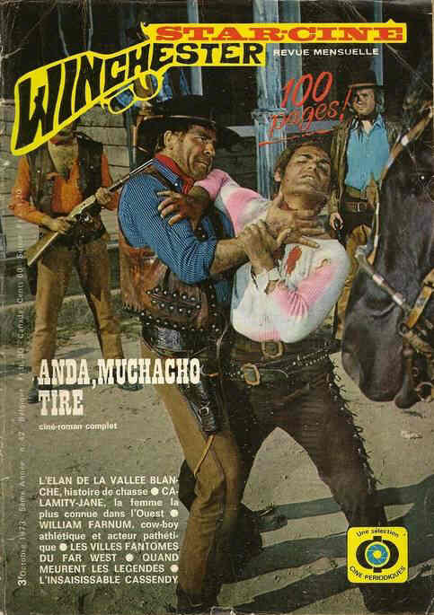 STAR CINE WINCHESTER magazine side cover Issue 42 October 1973