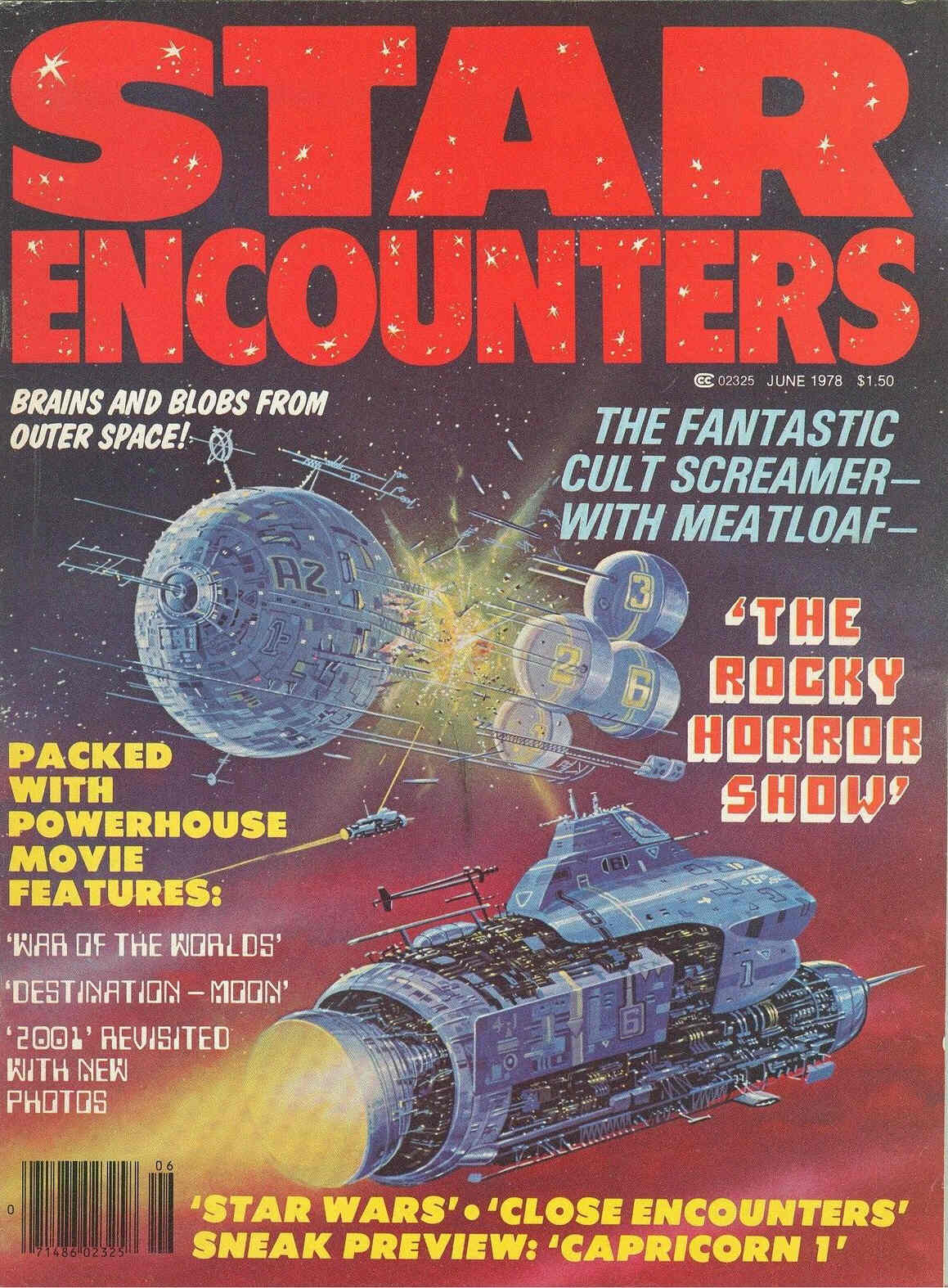 STAR ENCOUNTERS magazine side cover Issue 2 June 1978