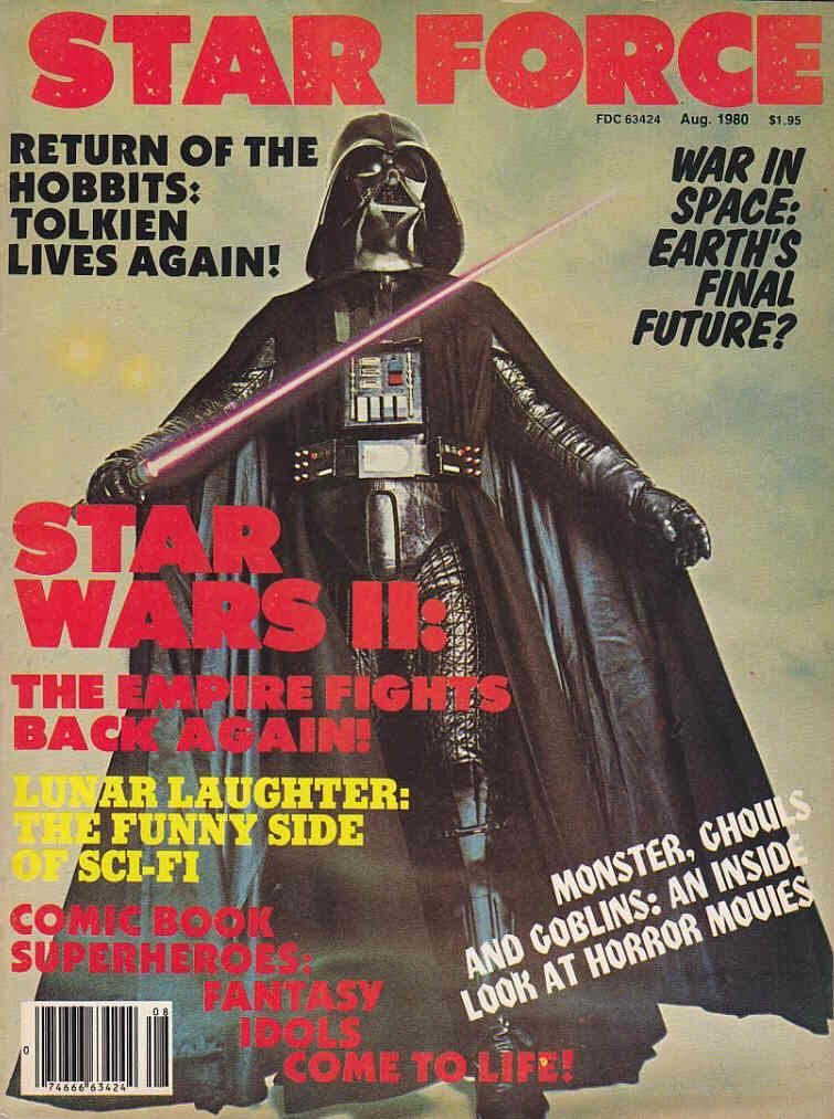 STAR FORCE magazine side cover Issue 1 August 1980