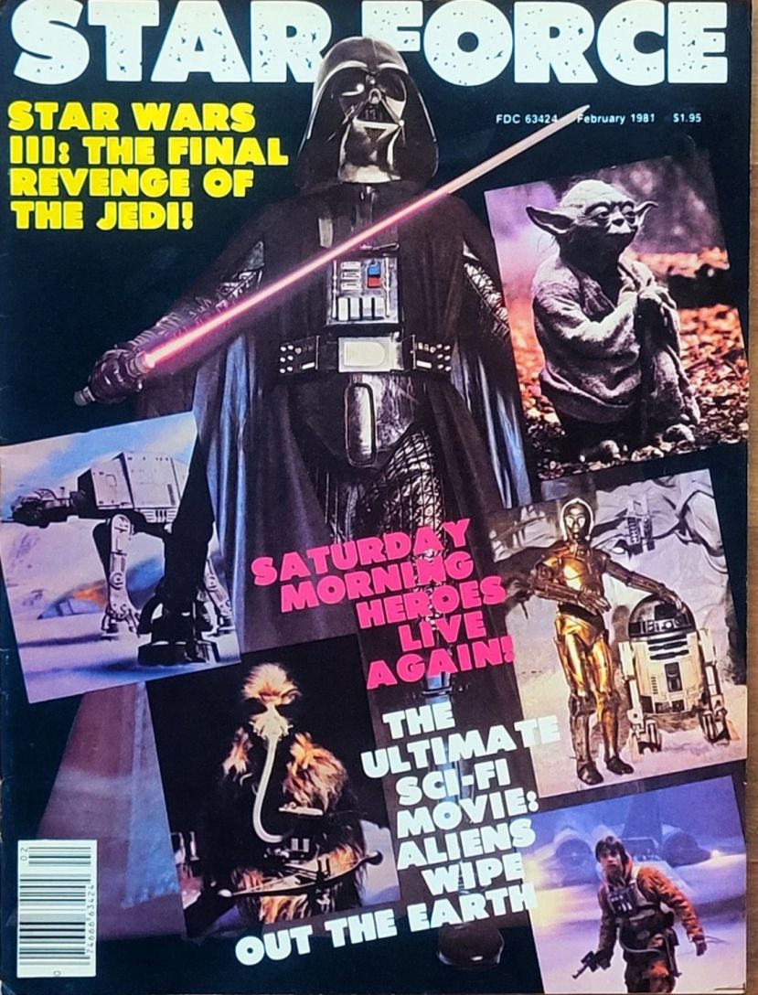 STAR FORCE magazine side cover February 1981