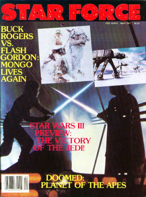 STAR FORCE magazine side cover April 1981